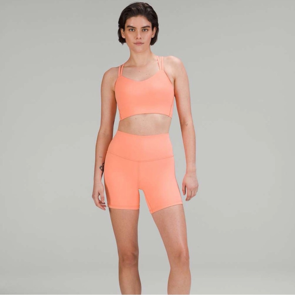 lululemon Align Short 6" - Sunny Coral